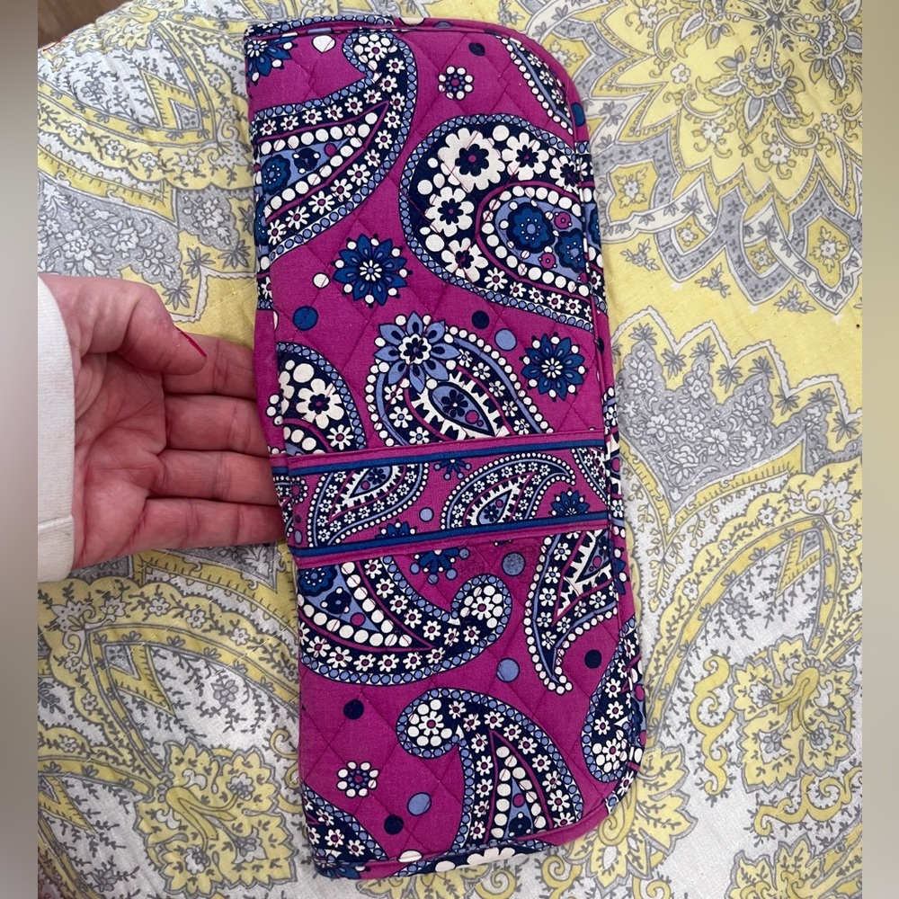 Vera Bradley Hair Tool Carrying Case/Protector Vibrant Paisley Print-retired.